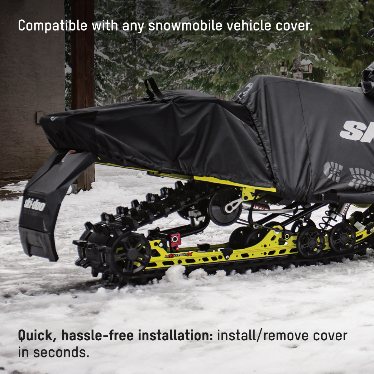 Ski-Doo Tunnel Cover 860201844 protecting tunnel accessories