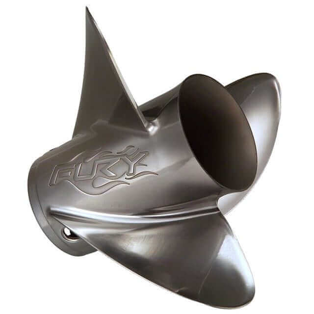 Mercury Marine 3 Blade Propeller, Side View.