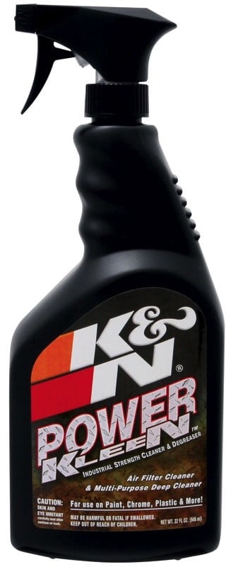K&N 99-0621 Power Kleen air filter cleaner and degreaser 32 oz trigger spray bottle