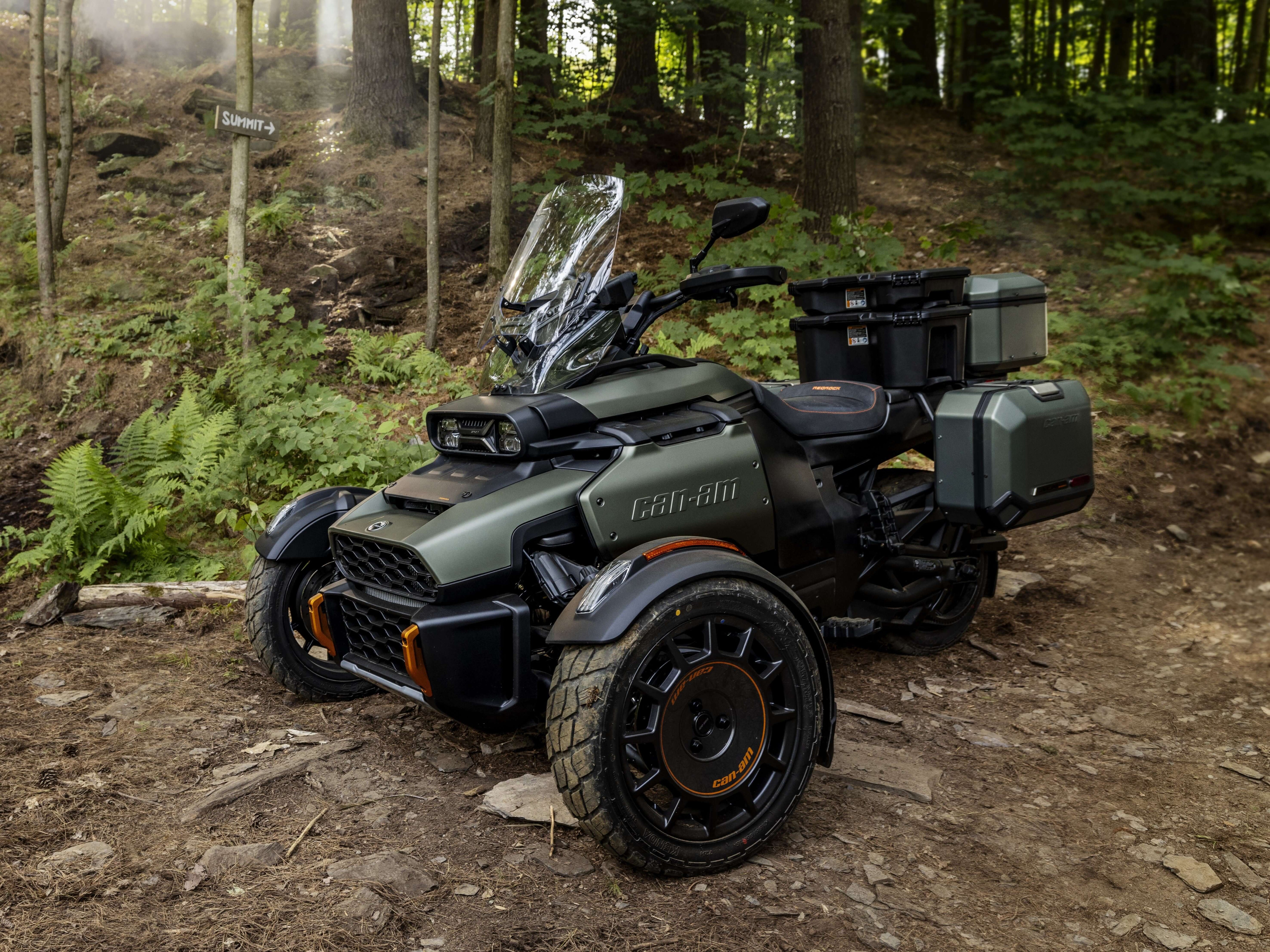 Green Can-Am Canyon in forest