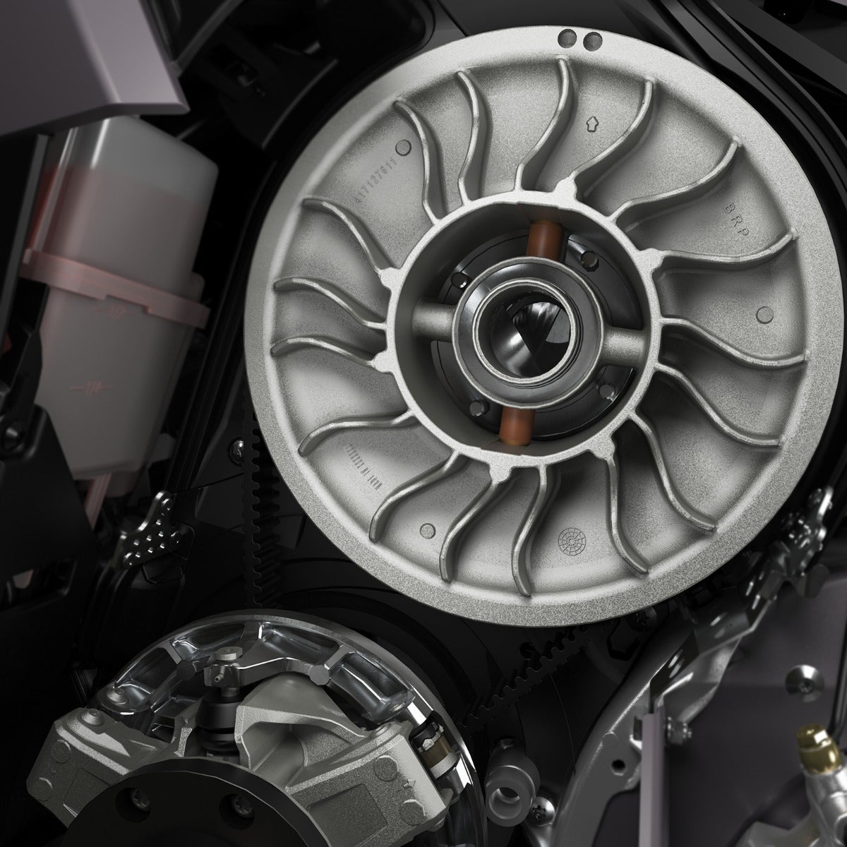 Ski-Doo QRS XD Rollers installed in the QRS clutch