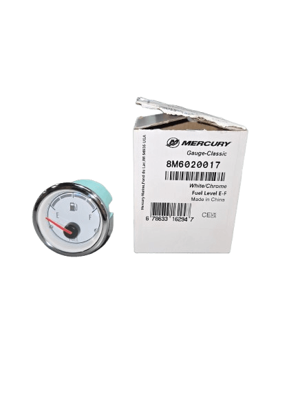 Mercury gauge with packaging on a white background