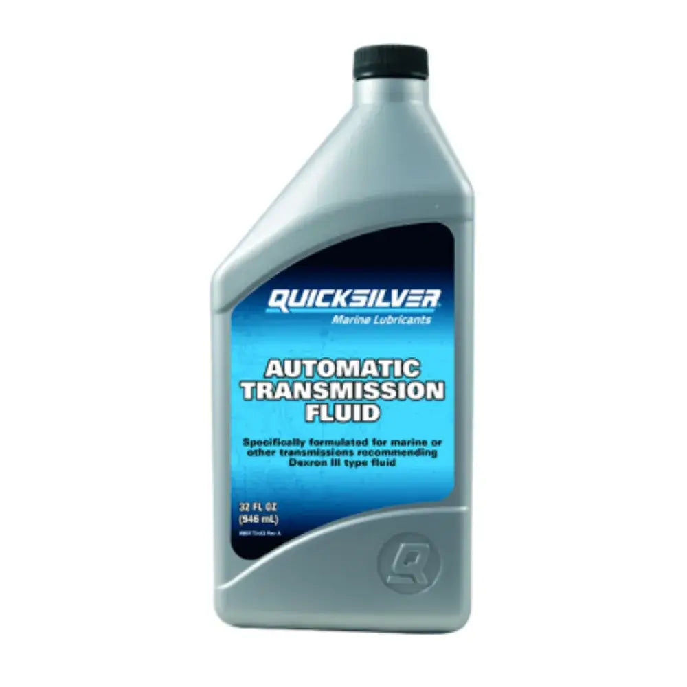 Quicksilver Automatic Transmission Fluid, 1 Quart bottle alternate front view