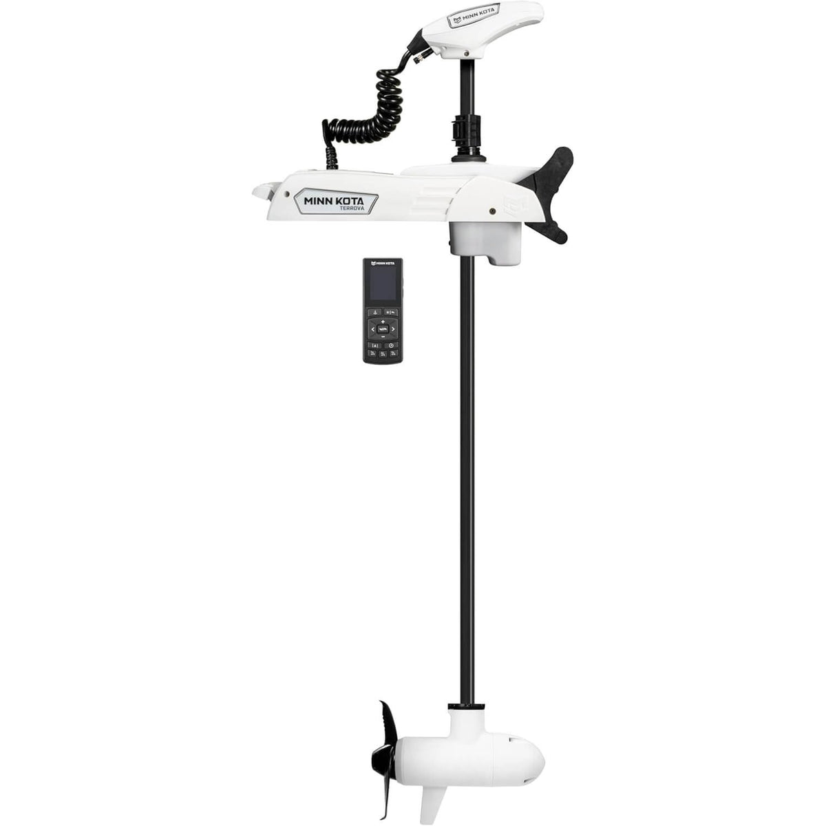 Minn Kota Riptide Terrova Quest bow mount trolling motor white 60 inch shaft with wireless remote