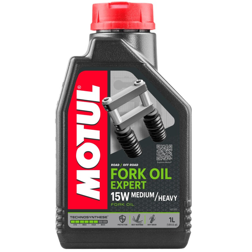 Motul 114436 Fork Oil Expert 15W Synthetic Suspension Fluid 1L Medium Heavy