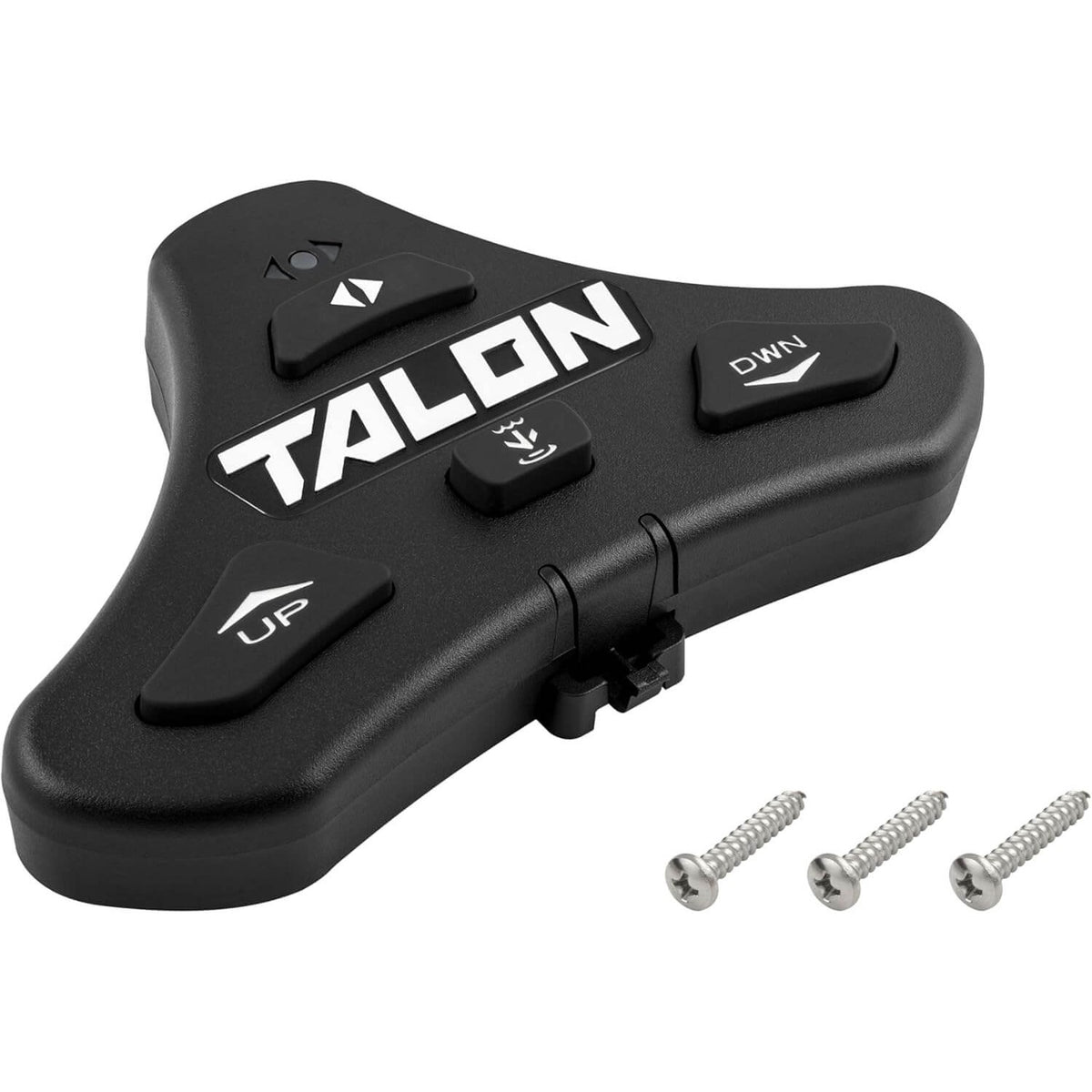 Minn Kota Talon Bluetooth wireless foot pedal with up down buttons and mounting screws