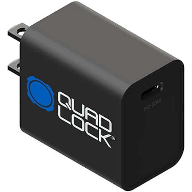Quad Lock 30W USB-C Power Adapter US standard wall charger black QLA-PWB-30US
