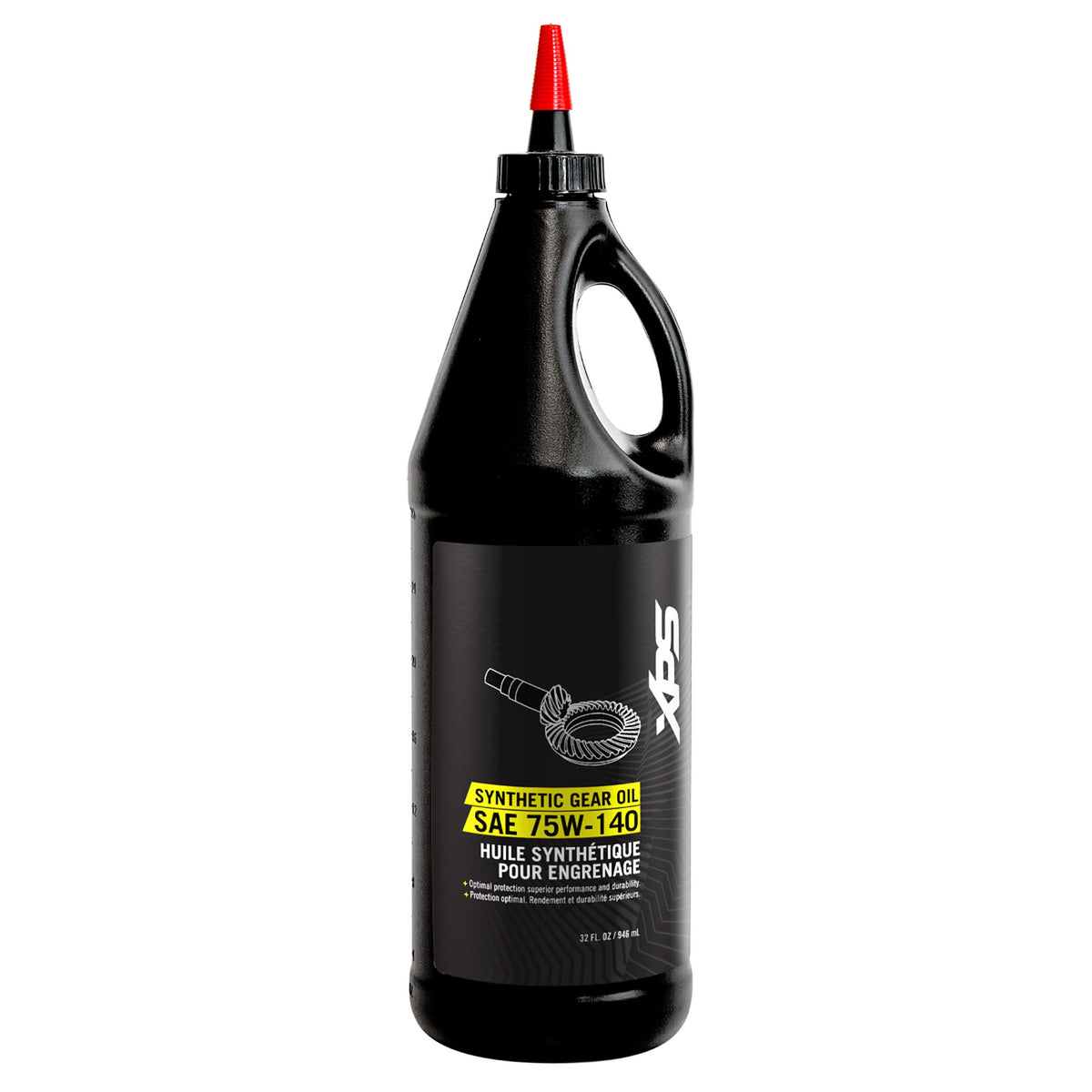 XPS Synthetic Gear Oil 75W-140 1 quart bottle for Can-Am Visco-Lok and Smart-Lok differentials, 9779160