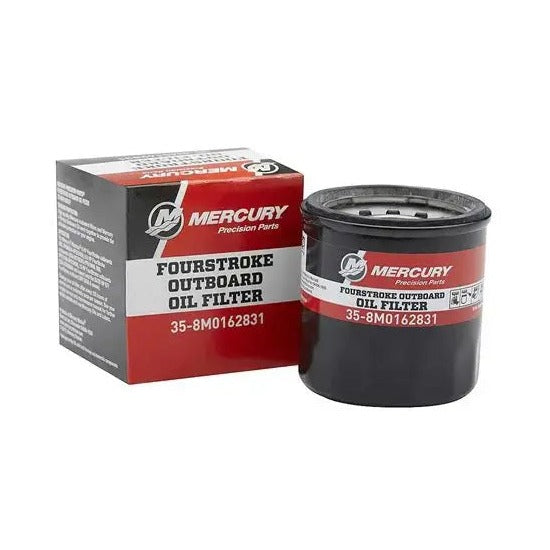 Mercury Marine fourstroke outboard oil filter 35-8M0162831 with retail box