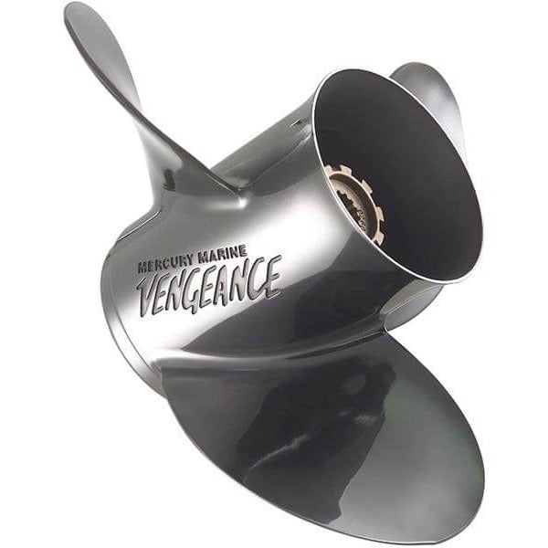 Hélice en acier inoxydable 3 pales Mercury Marine Vengeance 13,5 x 23" rotation à gauche - 16321A46 | LIQUIDATION