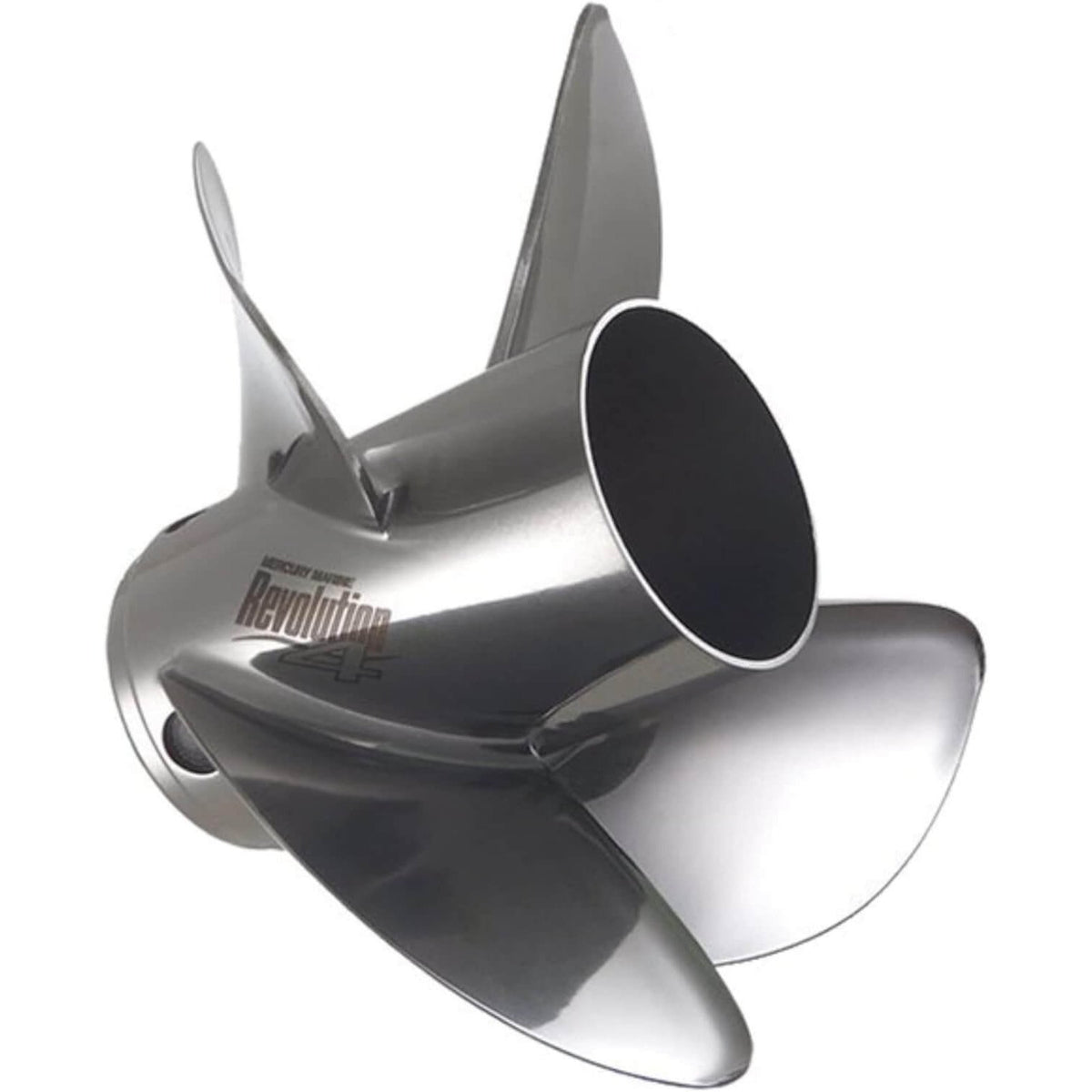 Mercury Marine Revolution 4 Right Hand Stainless Steel 14.6" X 17 4-Blade Propeller - 8M0151317