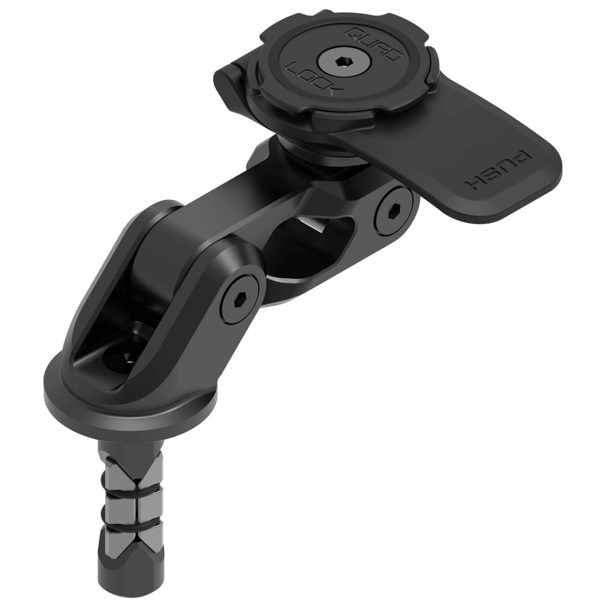 Quad Lock Motorcycle Fork Stem Mount Pro black adjustable handlebar mount QLM-FSM-PRO