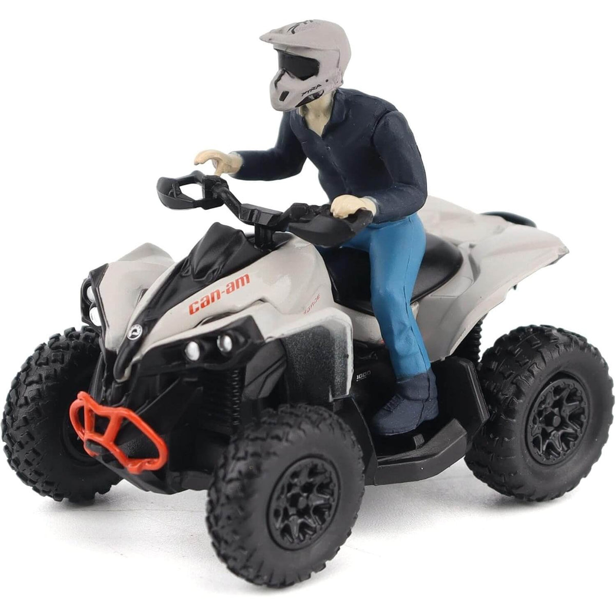 BRP Can-Am Renegade X XC 1000R Diecast Model 1:32 Scale – Chalk Gray & Magma Red #60008