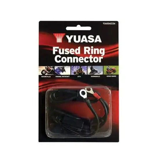 Yuasa Fused Ring Connector battery cable in retail packaging for motorcycles ATVs snowmobiles PWC