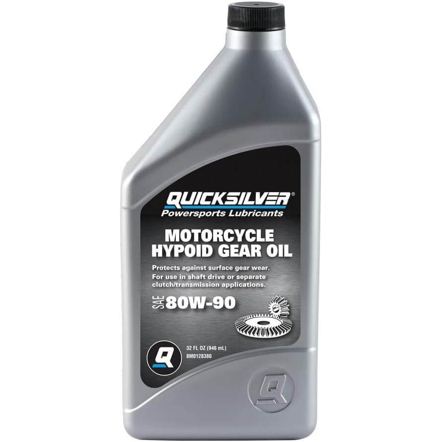 Huile pour engrenages hypoïdes de moto Quicksilver 8M0128380 80W-90, 1 pinte