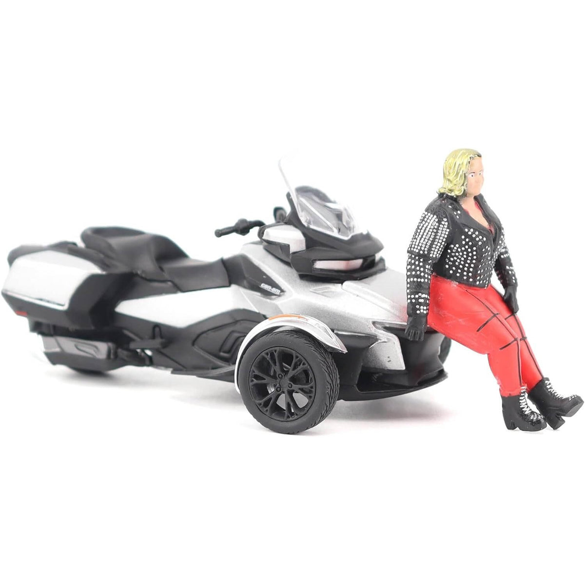 BRP Can-Am Spyder RT Diecast Model Replica 1:32 Scale – Hyper Silver #60016