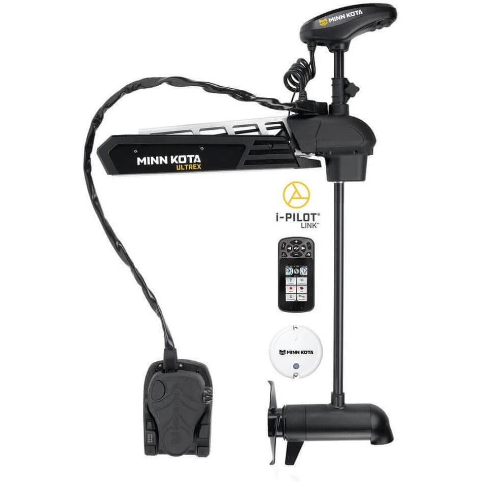 Minn Kota Ultrex 112 lb bow mount trolling motor with i-Pilot Link remote and foot pedal