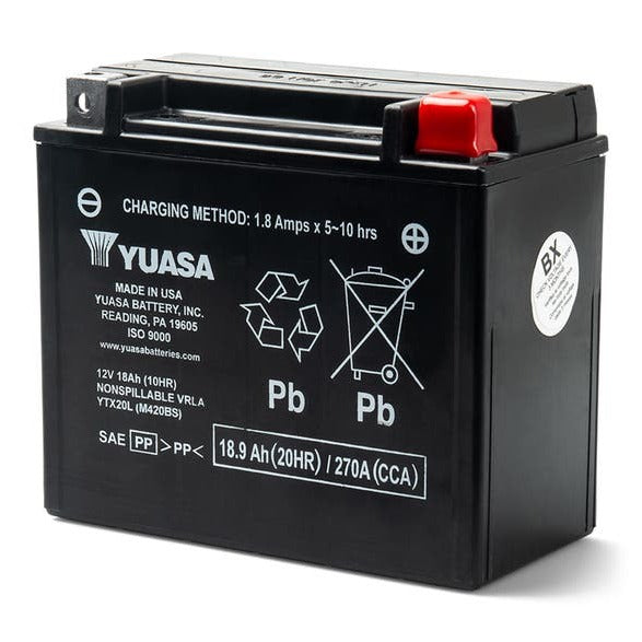 Ski-Doo Yuasa Battery 18 Amps Wet (YTX20L-BS)
