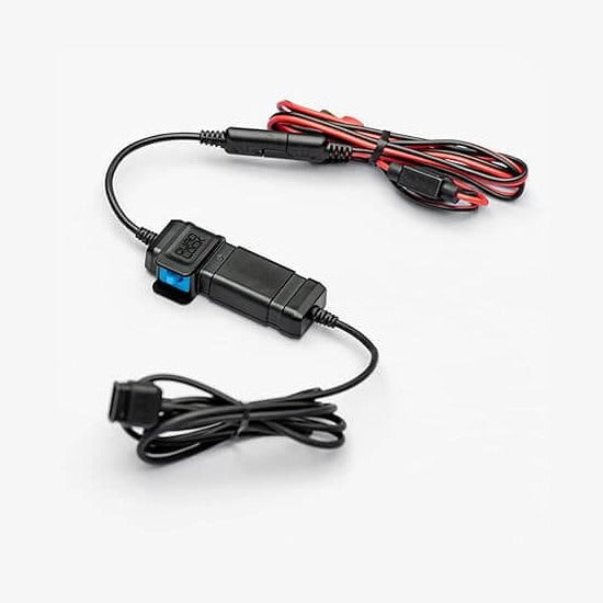 Quad Lock Waterproof 12V to USB Smart Adaptor QLA-PBX with wiring harness