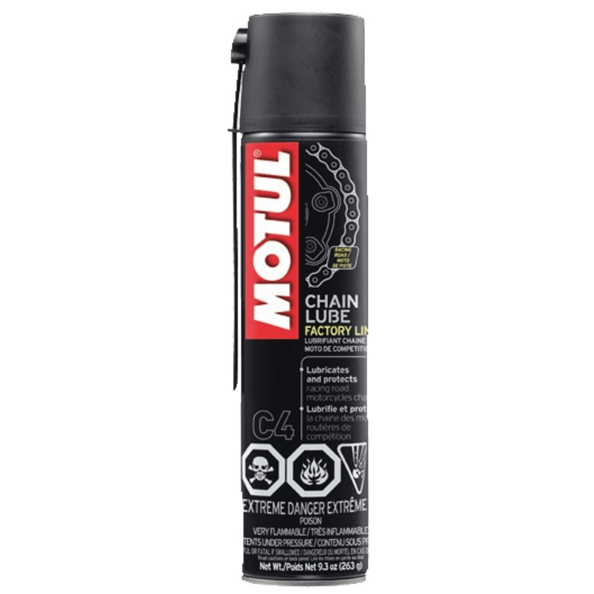 Motul C4 Factory Line chain lube spray can 9.3oz for Can-Am motorcycles