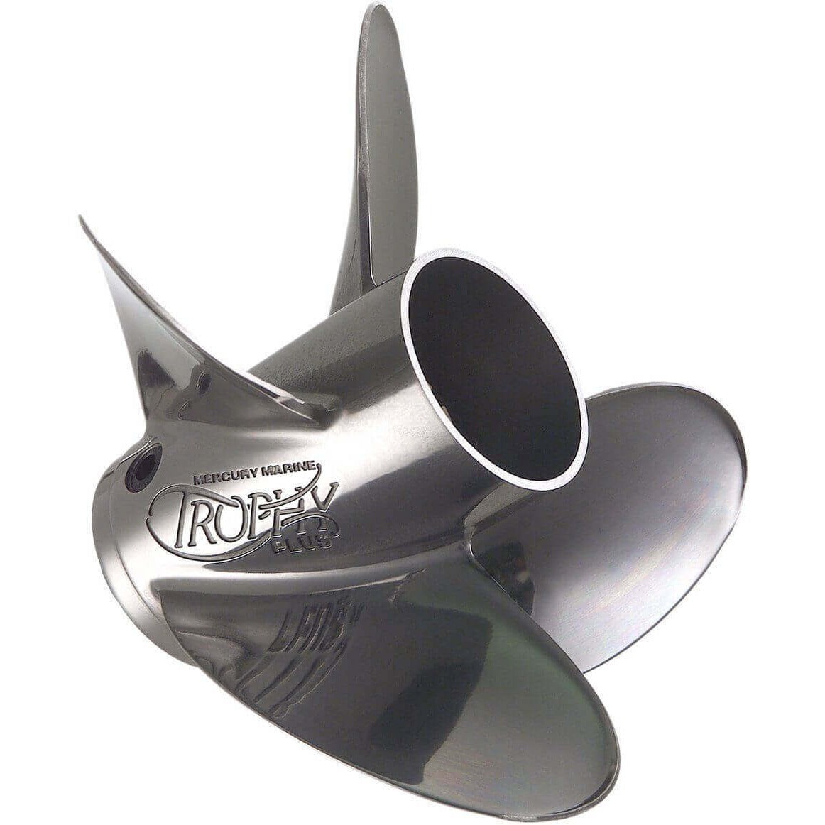 Mercury Marine Trophy Plus 13.75x25 stainless steel 4-blade propeller right hand 8M0151394