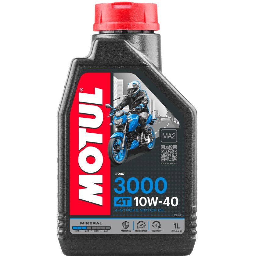 Huile Moteur Minérale Motul 3000 4T 10W40 - Performance Huile Moto