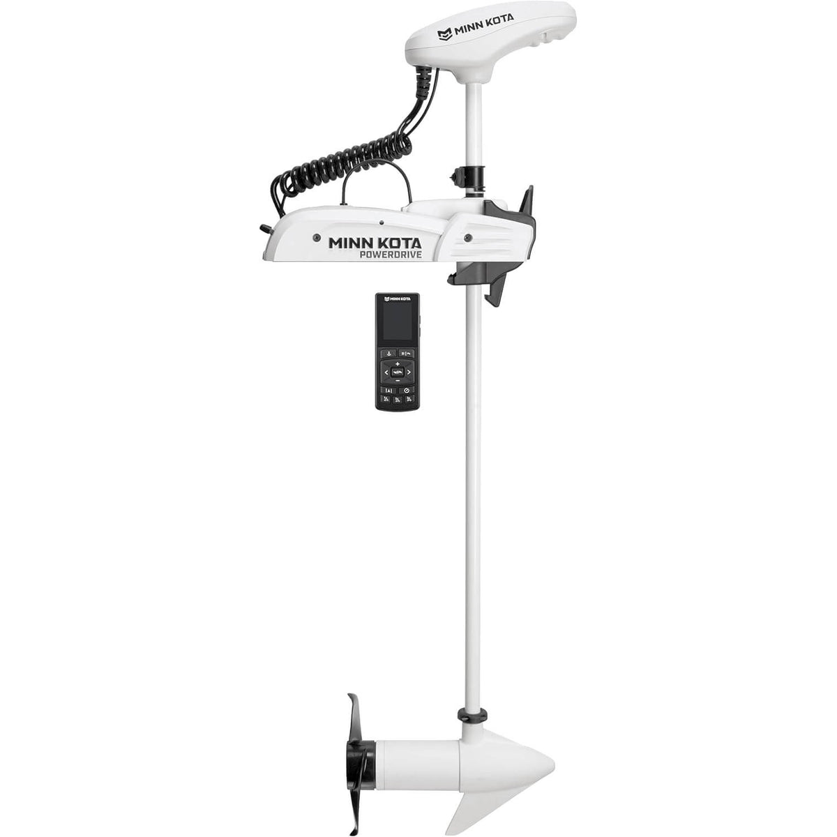 Minn Kota Riptide PowerDrive 70 lb saltwater bow mount trolling motor with wireless remote, 54 inch shaft