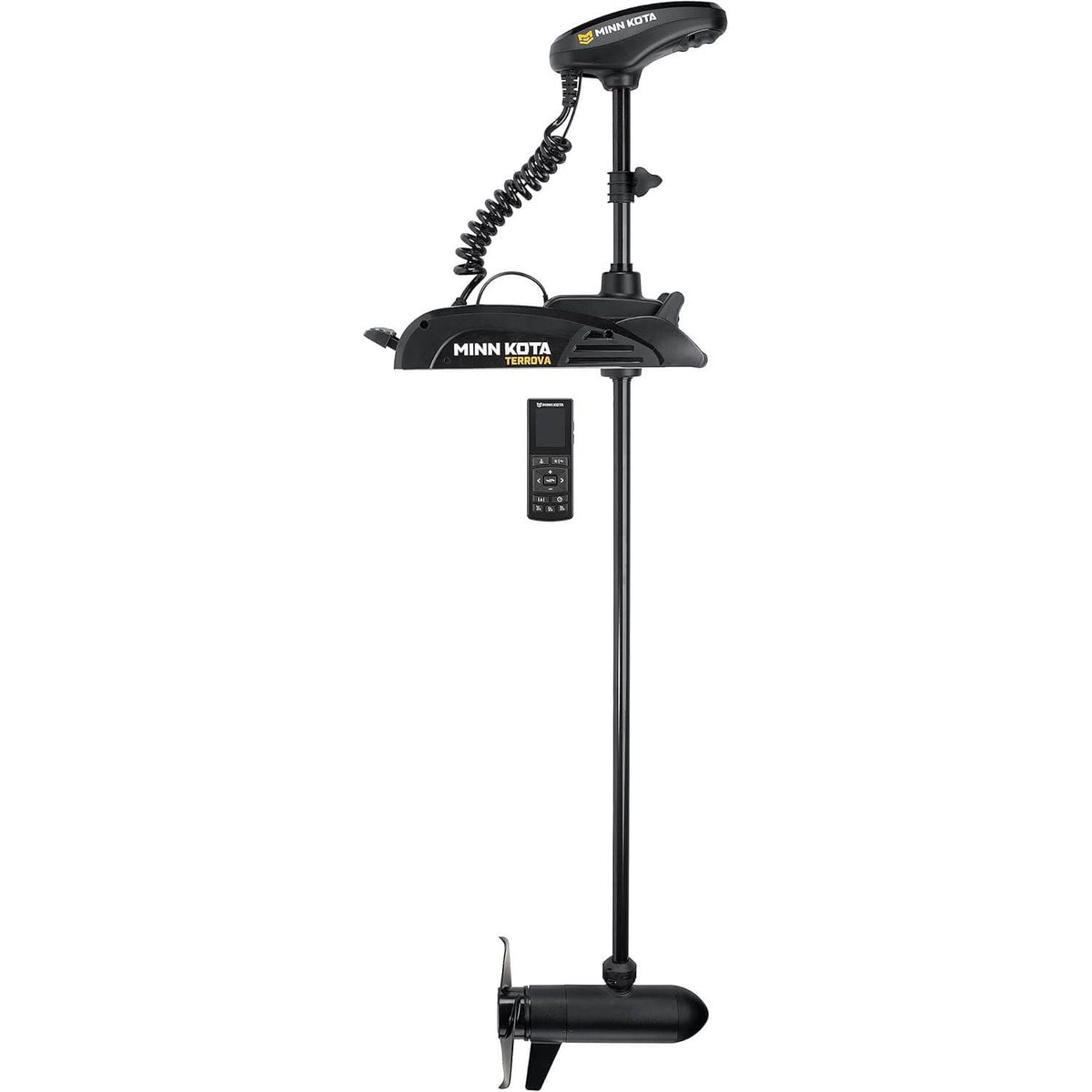 Moteur de pêche à la traîne Minn Kota 1358380 Terrova® pour montage avant d'eau douce, poussée de 80 lb, arbre de 60 po, 24 volts avec télécommande portative