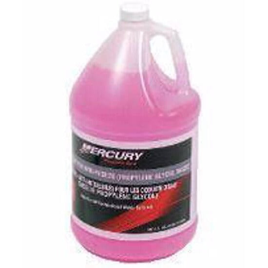 Mercury Marine pink propylene glycol antifreeze 1 gallon jug, -46C winterizing protection, 8M0073201