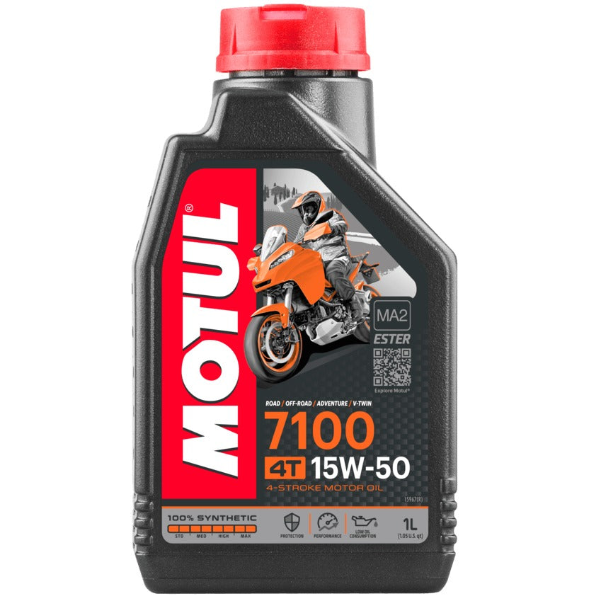 Motul 7100 Ester 15W50 Full Synthetic Engine Oil - Motorcycle Performance