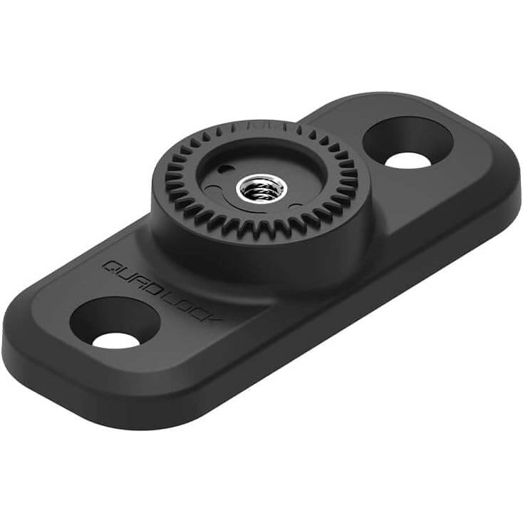 Quad Lock 360 Base - Flat Rectangle 2 Hole, QLP-360-F2H
