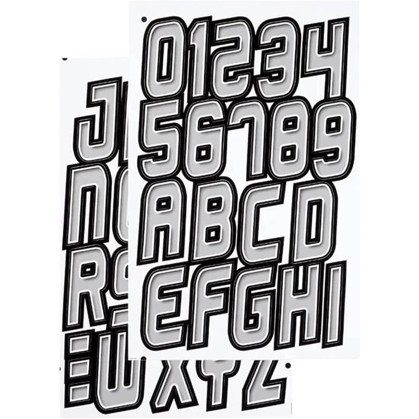 Sea-Doo Grey State Registration Watercraft Letters/Numbers Kit 3" (7.6cm) All watercraft, 295100578