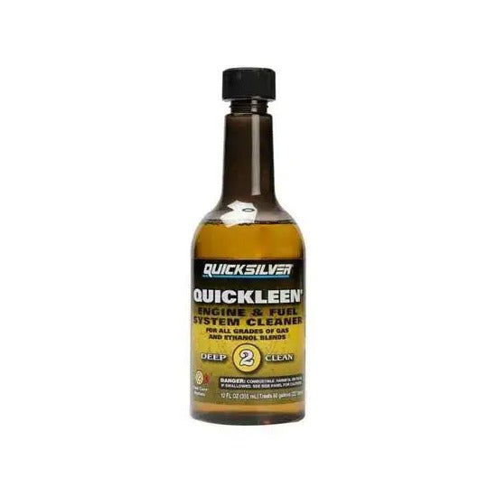 Quicksilver Quickleen engine and fuel system cleaner 12 oz bottle 8M0048211