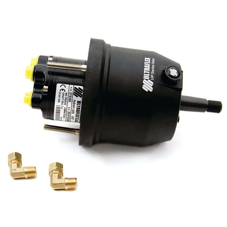 Mercury Marine Ultraflex UP series hydraulic steering helm pump 20cc with brass fittings 8M0050098