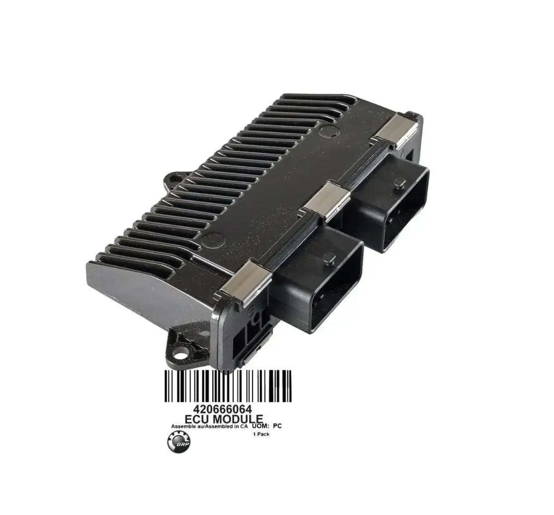 BRP OEM ECU module 420666064 for Sea-Doo Can-Am with dual wire harness connectors