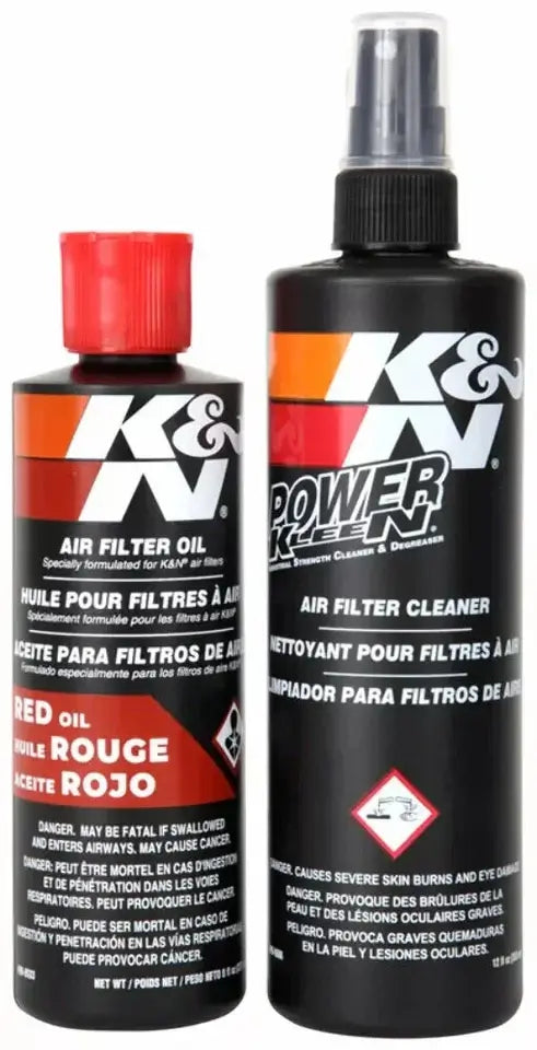 K&N Recharger Kit Air Filter 99-5050 Squeeze Red