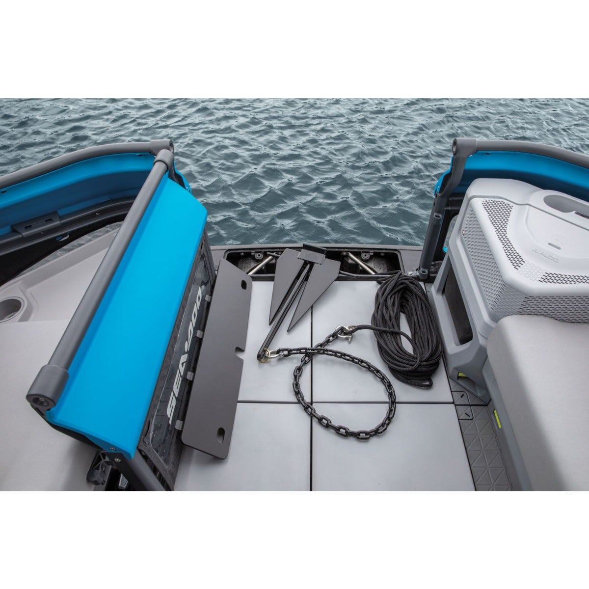 Sea-Doo Anchor Kit for Switch Pontoon Boats - Complete Folding Anchor System, 295100821
