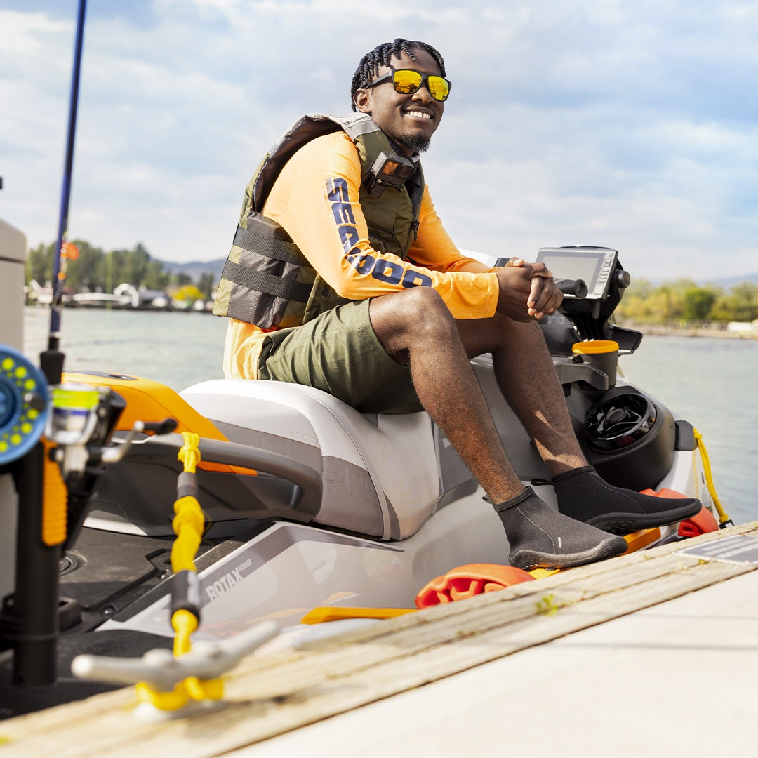 Amarre PWC Sea-Doo Dock Tie – Corde d'amarrage flottante à absorption des chocs, 295100851