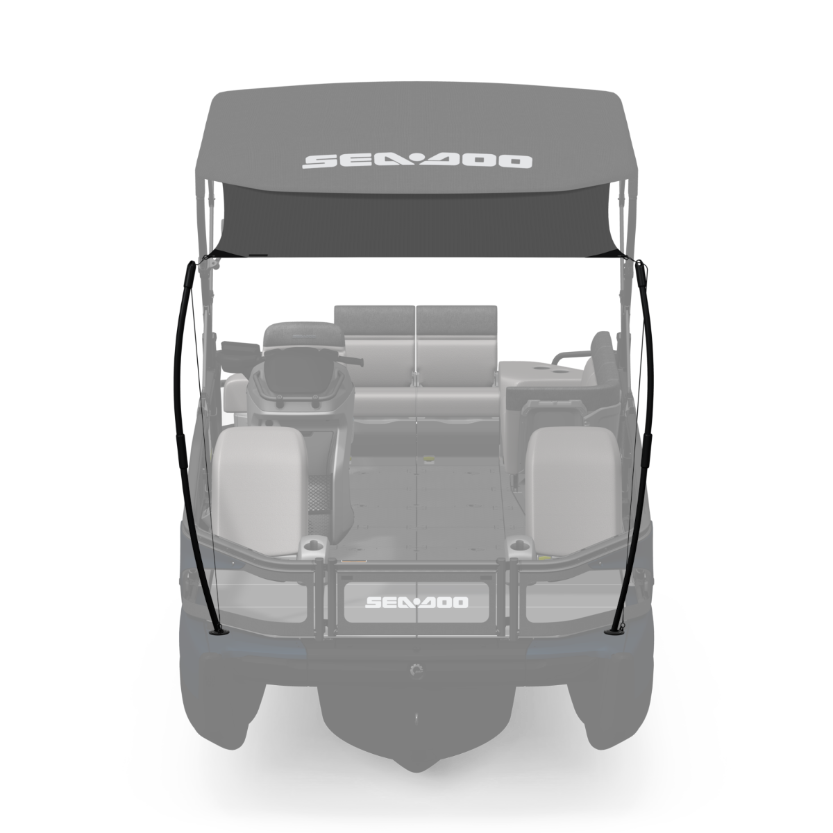 Rallonge de pare-soleil Sea-Doo pour toit bimini 18' Switch - Toile résistante aux UV, 295101284