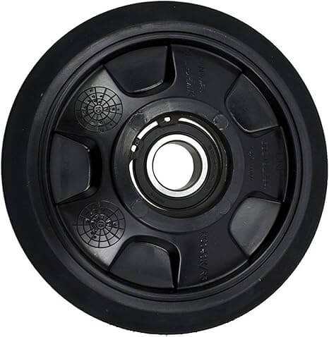 Ski-Doo Lightweight Wheel 141 mm in Black 503192794, front view