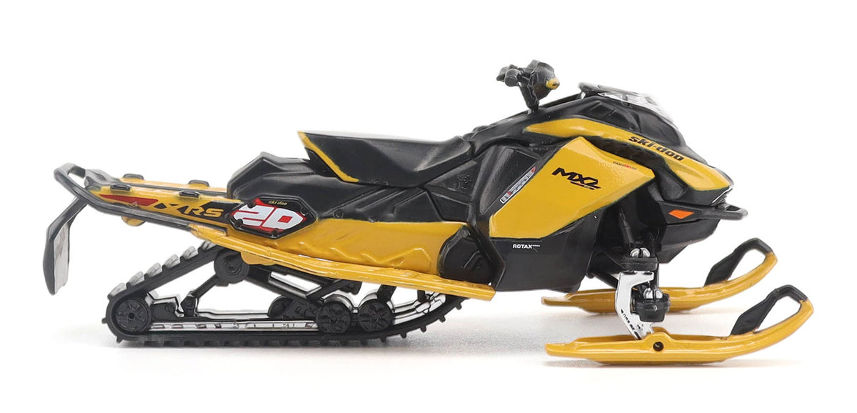Ski-Doo MXZ XRS 20th Anniversary 1:32 diecast side view, 60042