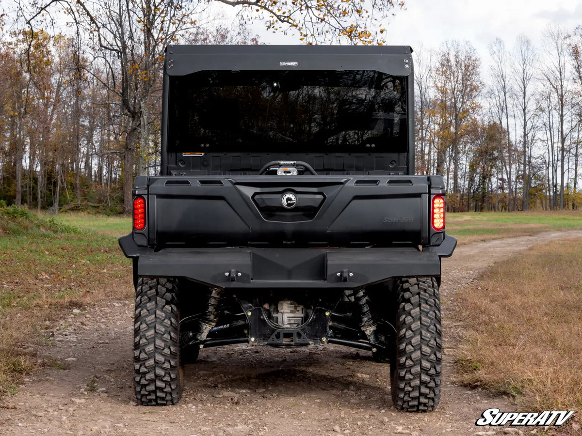 SuperATV Can-Am Defender MAX Deluxe Self-Canceling Turn Signal Kit, OEM tail lights as rear turn signals, TSK-CA-DEF4-008