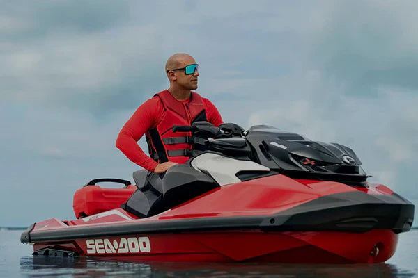 Man sitting on Red Sea-Doo