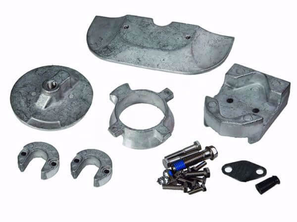 888756K01 Mercury Aluminum Anode Kit, 1991+ Alpha One Gen II