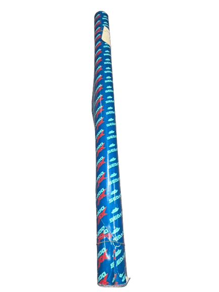 Sea-Doo double sided wrapping paper in original packaging, featuring blue and red design, ideal for gifts by BRP.