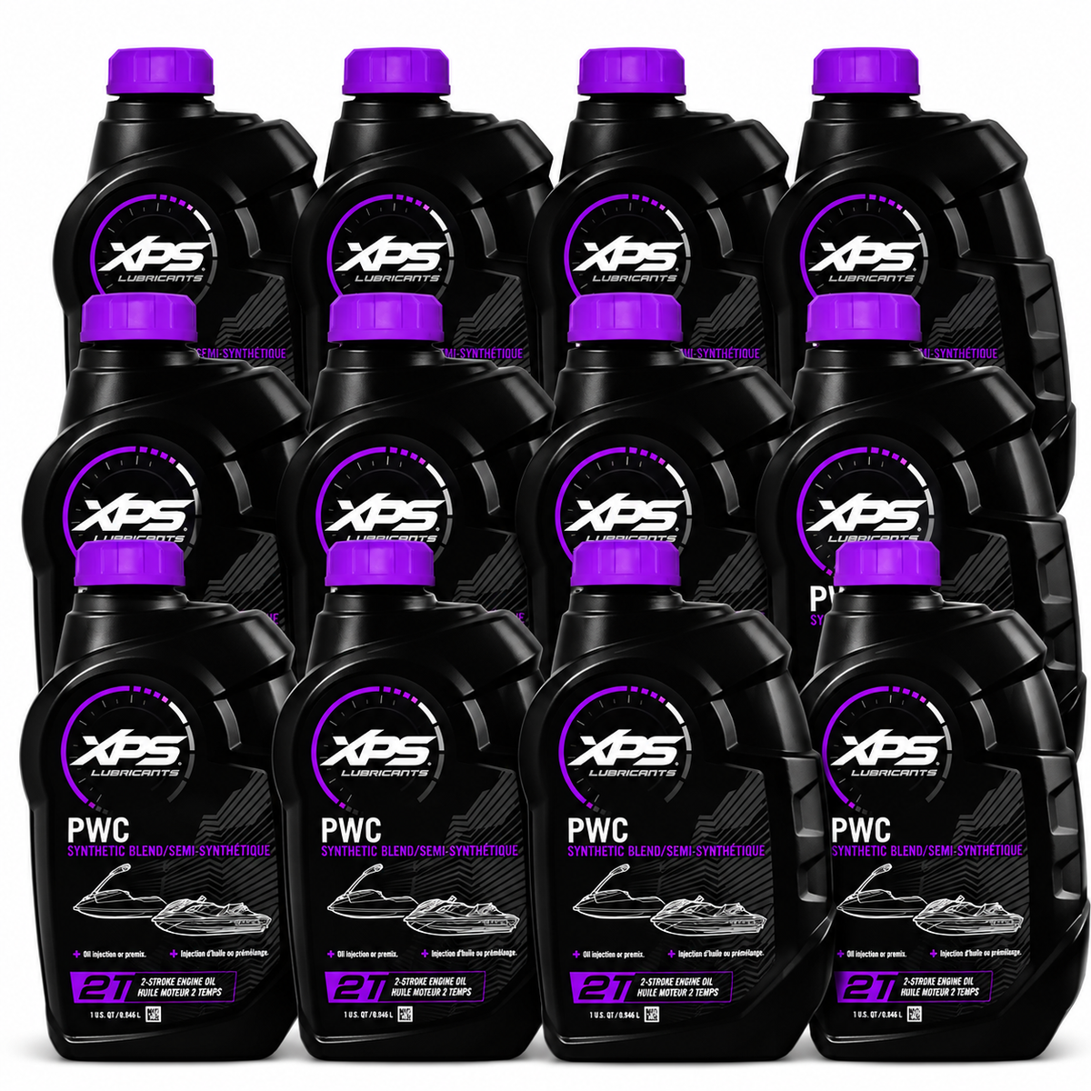 XPS Marine 2T PWC synthetic blend oil, case of 12 quarts, 9779465 X 12