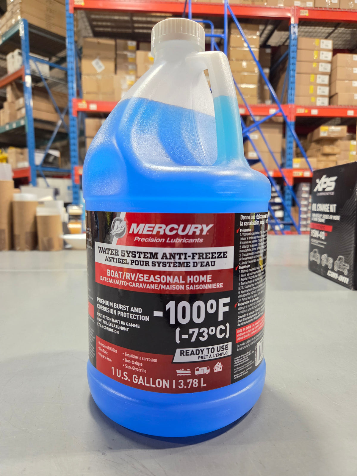 Mercury Marine Water System Anti-Freeze 1 Gal (3.78L) -100°F (-73°C) - 8M0073203