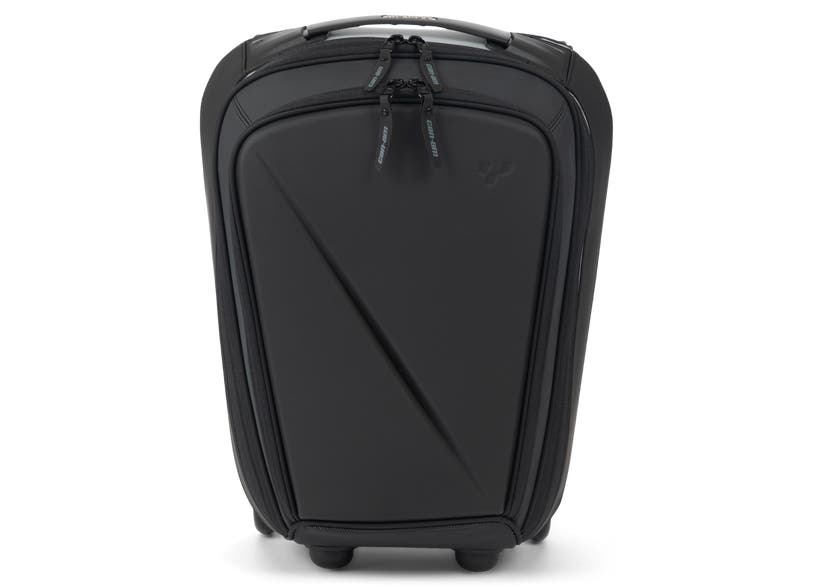 Can-Am Spyder RT semi-rigid front cargo travel bag black 40L front view