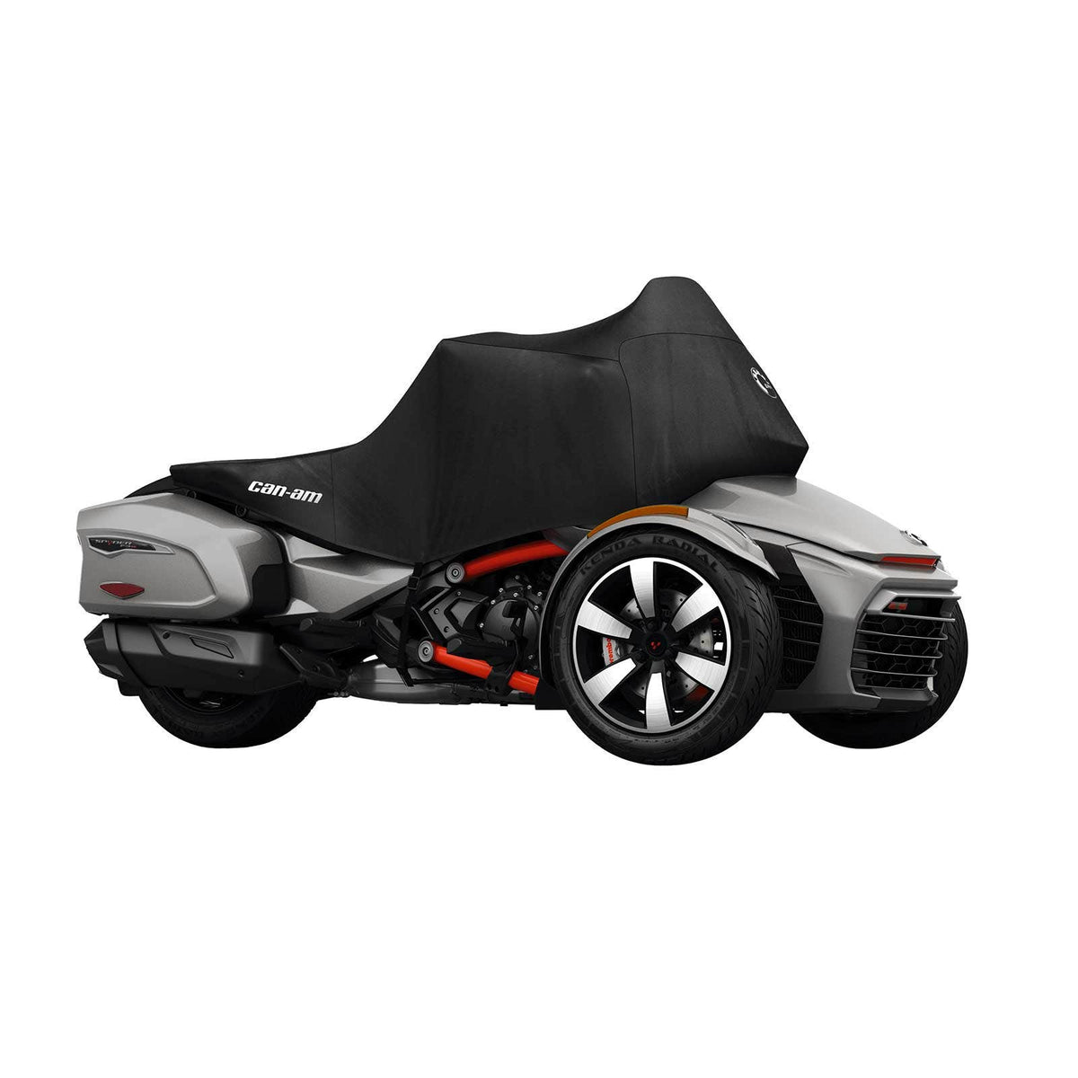 Can-Am Spyder F3-T travel cover over the seat and top surfaces