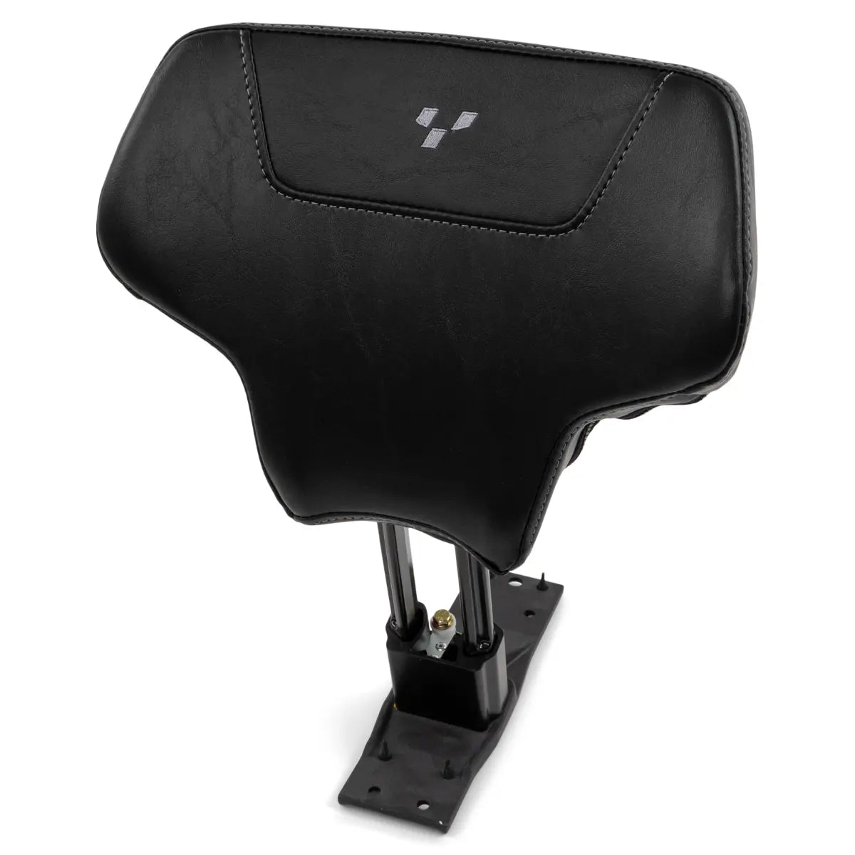 Can-Am Spyder adjustable driver backrest black padded cushion with mounting bracket